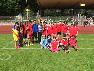 Teilnehmende Schülerinnen und Schüler der Schule in der Vahr