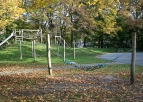 Hängematte auf dem Schulhof