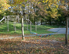 Hängematte auf dem Schulhof